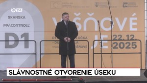 Príhovor premiéra Fica pri otvorení tunela Višňové
