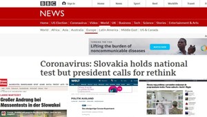 Svetové média o celoplošnom testovaní na Slovensku: Jedinečný korona-experiment, či štátna skúška