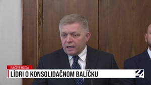 Tlačová beseda lídrov koaličných strán o konsolidačnom balíčku