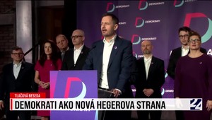 Tlačová beseda Eduarda Hegera, ktorý predstavil svoj nový politický projekt Demokrati