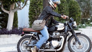 Hollywoodsky herec mal nehodu na motorke!