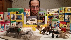 Juraj Hajdin vystavuje svoje hračky, chce to zápis do Guinessovej knihy