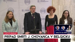 Tlačová beseda ministra spravodlivosti o prípade smrti J. Chovanca