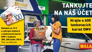 BILLA spustila novú spotrebiteľskú súťaž o 600 tankovacích kariet