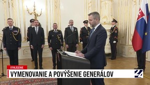 Vyhlásenie prezidenta Petra Pellegriniho pri príležitosti vymenovania a povýšenia generálov