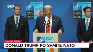Tlačová beseda Donalda Trumpa po samite NATO