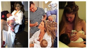 Fotografie dojčiacich matiek na Facebooku: Prečo celebrity môžu a vy nie?!