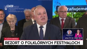 Tlačová beseda ministra Huliaka: Rezort o folklórnych festivaloch