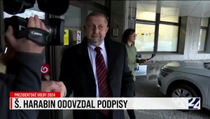 Štefan Harabin odovzdal podpisy na prezidentskú kandidatúru