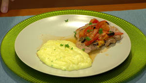 Bravčový rezeň s olivami