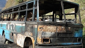 V horiacom autobuse zahynulo sedem ľudí