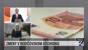 Štúdio 24 o zmenách v rodičovskom dôchodku