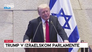 Tlačová beseda: Trump v izraelskom parlamente