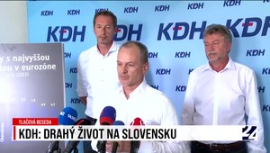 Tlačová beseda KDH k drahému životu na Slovensku