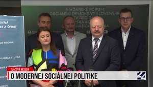 Tlačová beseda Maďarského fóra: 7 priorít modernej sociálnej politiky