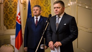 Tlačová konferencia predsedu vlády Roberta Fica, Jána Richtera a generálneho riaditeľa Ústredia práce Mariána Valentoviča