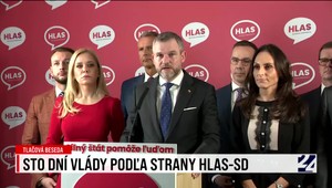Tlačová beseda strany Hlas-SD o prvých 100 dňoch vládnutia