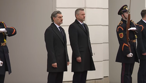 Privítanie gruzínskeho prezidenta na Slovensku