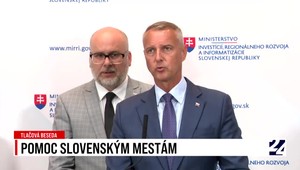 Tlačová beseda o pomoci slovenským mestám