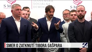 Tlačová beseda strany Smer-SD o zatknutí Tibora Gašpara
