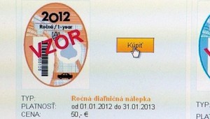 Oddnes platia nové diaľničné známky! Pokuty až 140 eur...