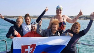 Historicky prvá ženská slovenská štafeta: Slovenky La Manche preplávali za takmer 13 hodín