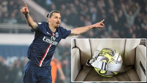 Výnimočný VIP spolujazdec Ibrahimoviča. Lopta, ktorou strelil hetrik!