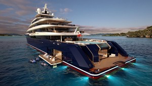 Najnovšia gigajachta sa môže pochváliť vlastným vodopádom