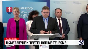 Tlačová beseda ministra školstva k tretej hodine telesnej