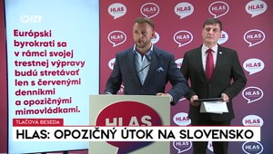 Tlačová beseda strany Hlas-SD: Opozičný útok na Slovensko