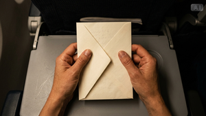 Cestujúci našiel v lietadle zvláštny odkaz. Jeho autor mal jediné želanie