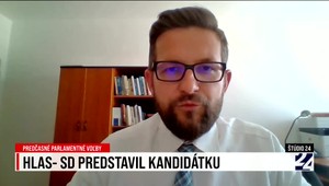 Štúdio 24 o predstavení kandidátky Hlasu