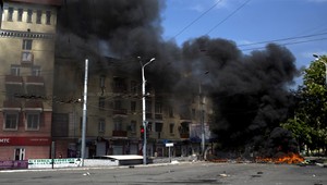 Radnica v Mariupole ľahla popolom