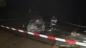 FOTO: V luxusnom aute našli zhorené telo. Vozidlo patrilo známemu podnikateľovi