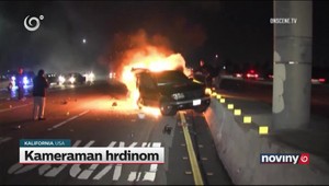 Náhodný svedok havárie zachránil vodiča