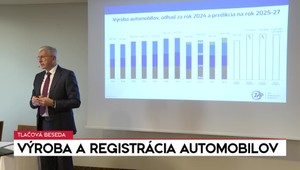 Tlačová beseda: Výroba a registrácia automobilov