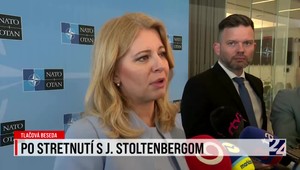 Tlačová beseda prezidentky Zuzany Čaputovej po stretnutí s Jensom Stoltenbergom