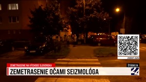 Štúdio 24  zemetrasení na východe Slovenska so seizmológom