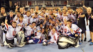 Hokejbalisti na výslní. Zlatý slovenský majstrovský hetrik