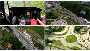 Veľká policajná akcia v banskobystrickom kraji. Vrtuľník hľadal cestných pirátov