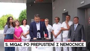 S. Migaľ po prepustení z nemocnice