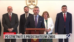 Tlačová beseda Po stretnutí s predstaviteľmi ZMOS