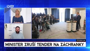 Štúdio 24: Minister zruší tender na záchranky