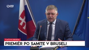 Tlačová beseda premiéra Roberta Fica po samite v Bruseli