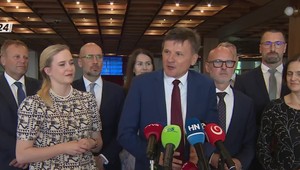 Tlačová beseda strany SaS pred schôdzou NR SR