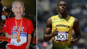 Stotriročný Japonec vyzval Bolta na šprintérsky súboj