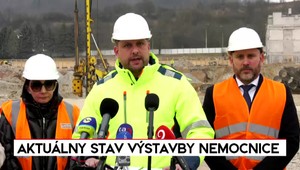 Tlačová beseda Kamila Šaška o aktuálnom stave výstavby nemocnice