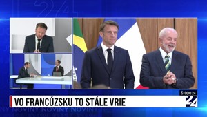 Štúdio 24: Vo Francúzsku to stále vrie