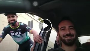 VIDEO: Sagan opäť baví,  TAKTO sa nechal zviesť fanúšikmi