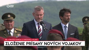 Príhovor prezidenta a ministra obrany pri zložení prísahy nových vojakov